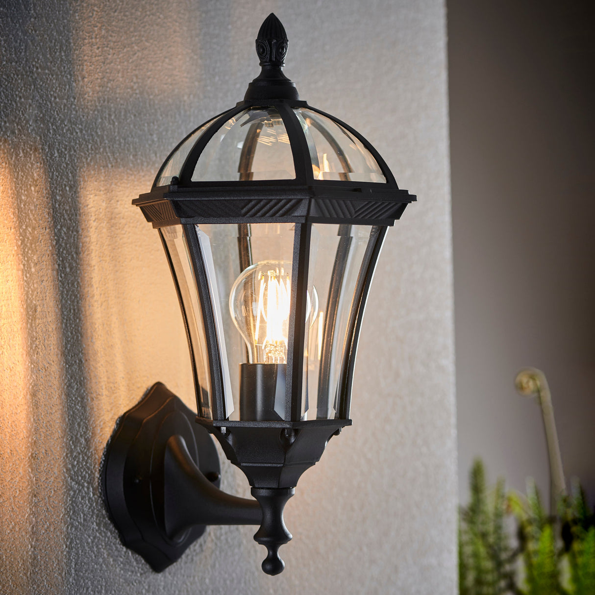 Endon Drayton Outdoor Wall Light Up – from Amos Lighting + Home