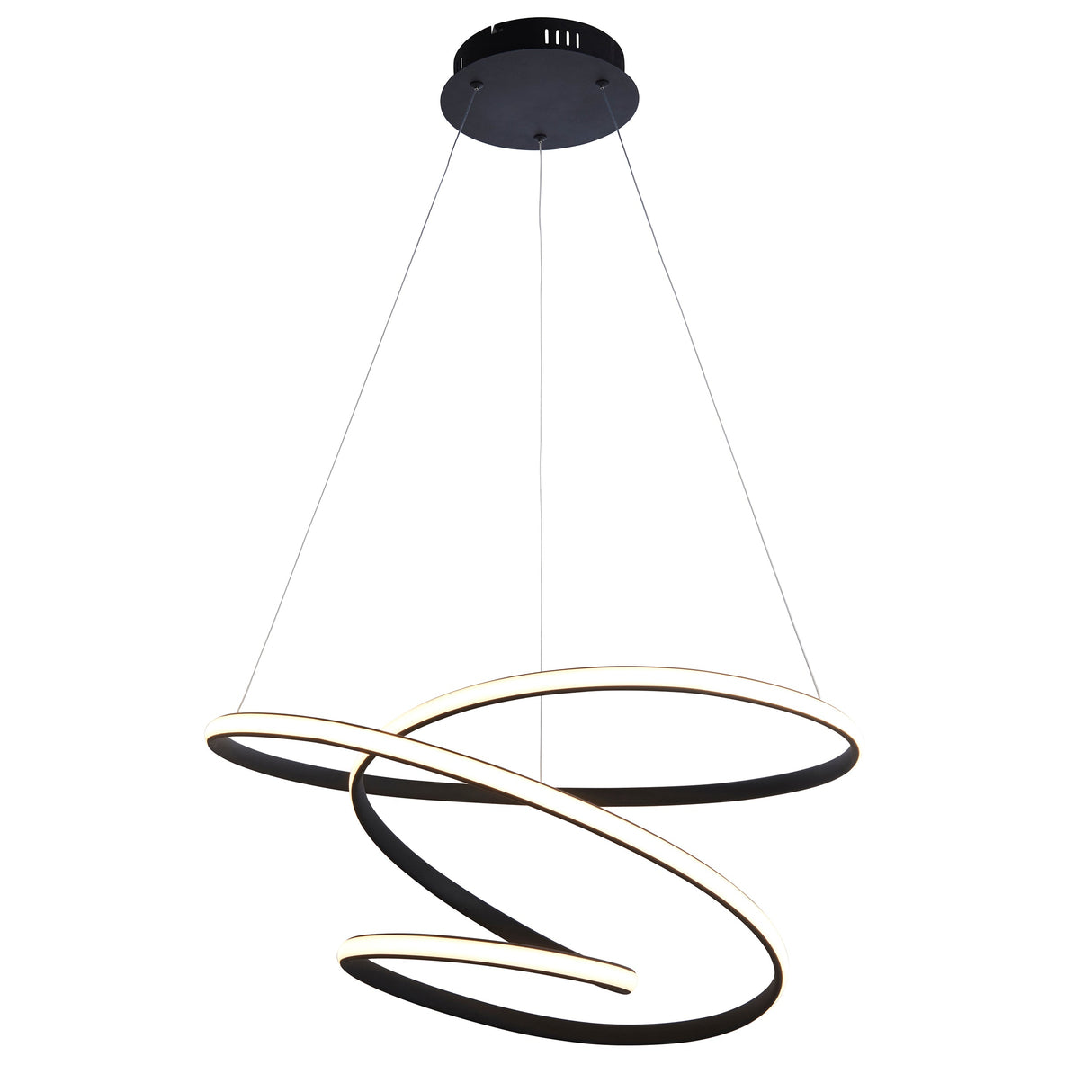 Amos Dune LED Pendant Black – from Amos Lighting + Home