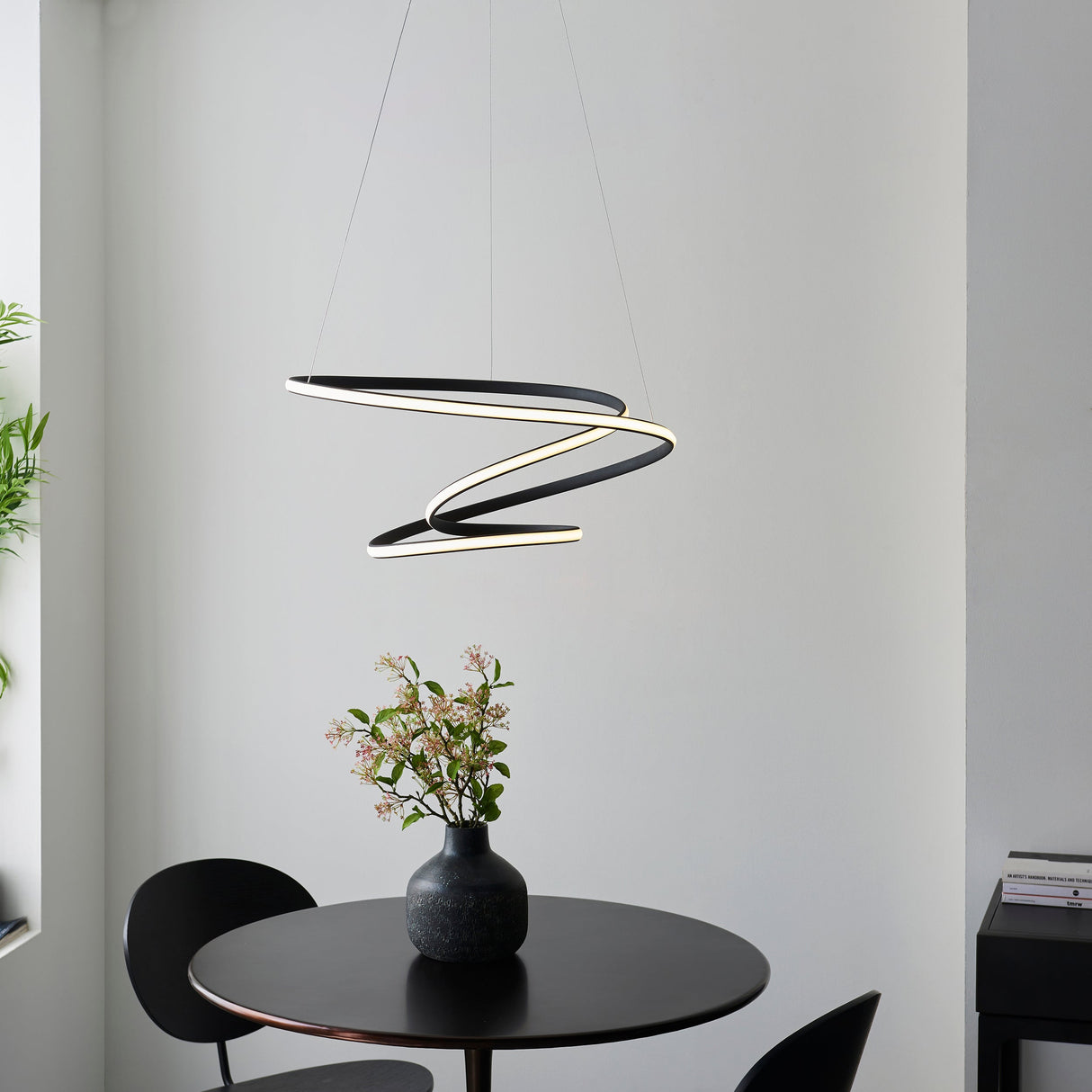 Amos Dune LED Pendant Black – from Amos Lighting + Home