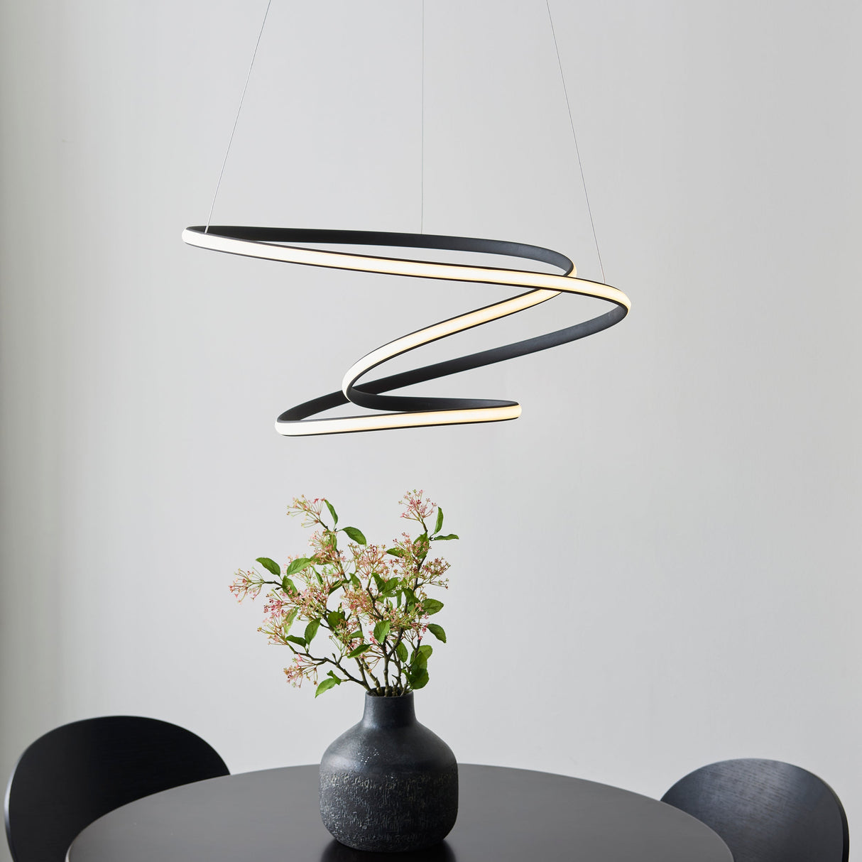 Amos Dune LED Pendant Black – from Amos Lighting + Home