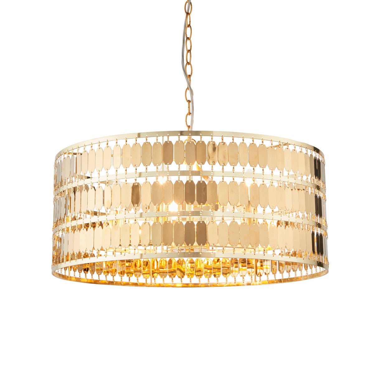 Endon Eldora 5lt Pendant Gold – from Amos Lighting + Home