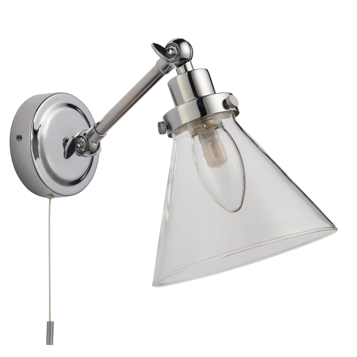 Amos Faraday Bathroom Wall Light Chrome – from Amos Lighting + Home