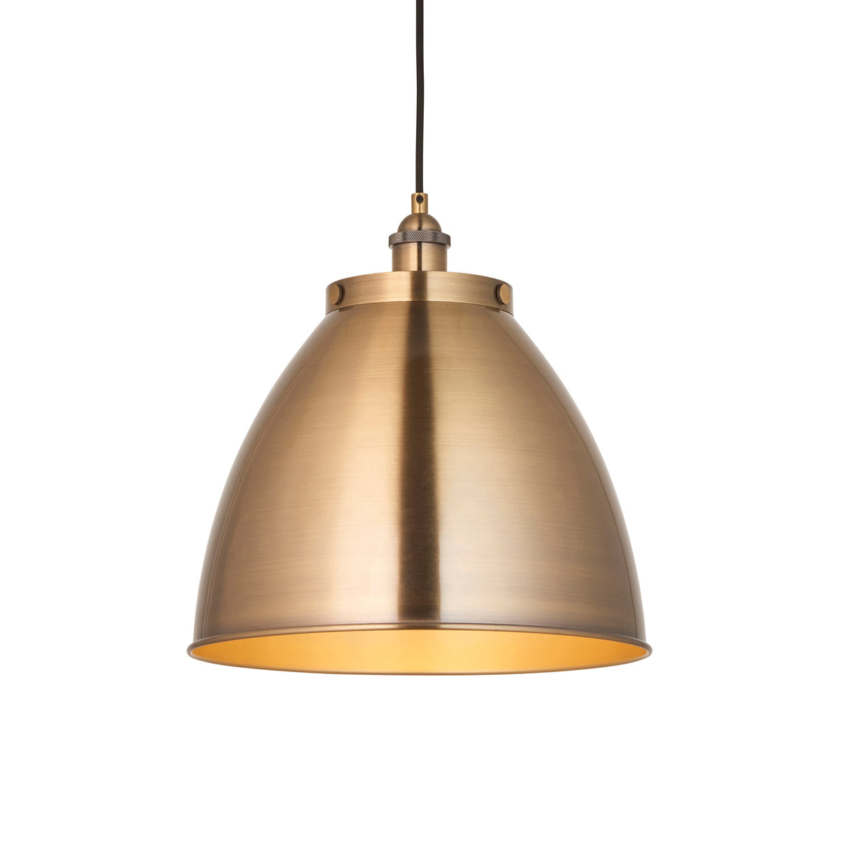 Amos Franklin Pendant Large Antique Brass – from Amos Lighting + Home