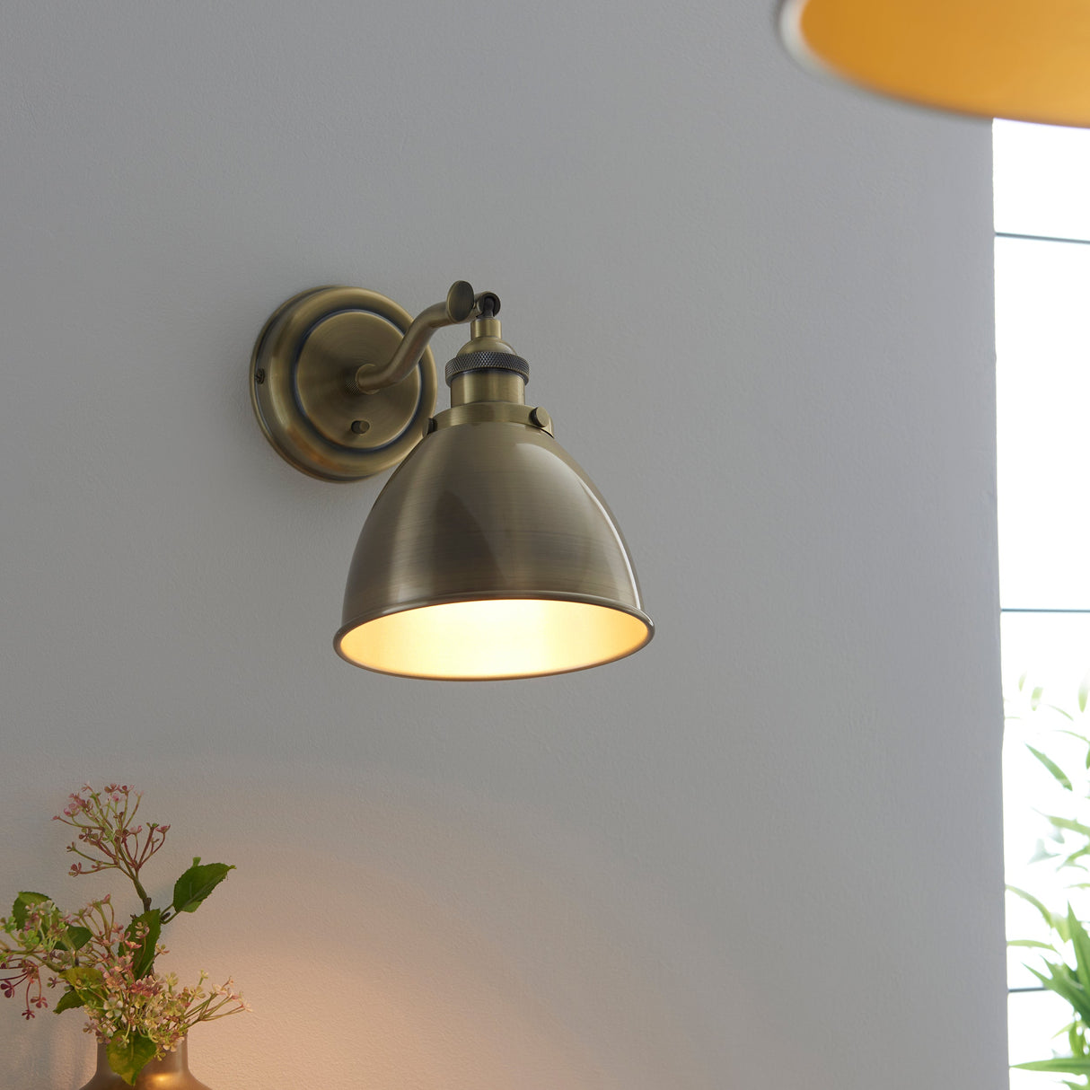 Amos Franklin Wall Light Antique Brass – from Amos Lighting + Home