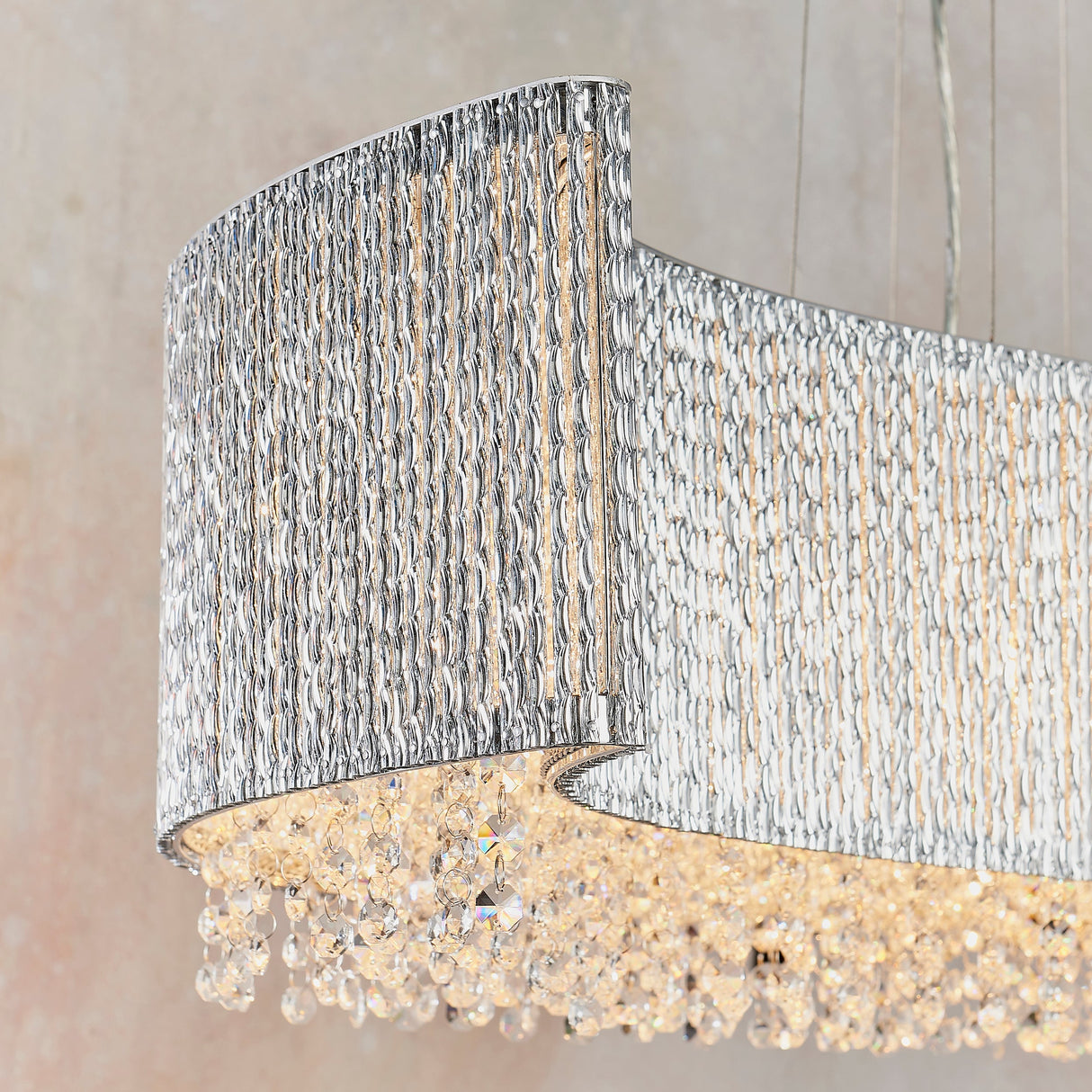 Endon Galina Crystal 8lt Pendant – from Amos Lighting + Home