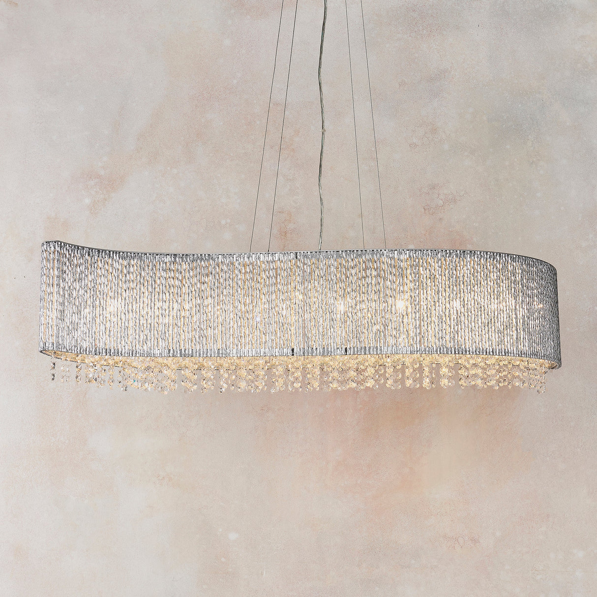 Endon Galina Crystal 8lt Pendant – from Amos Lighting + Home