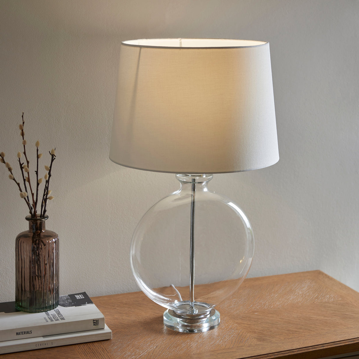 Endon Gideon Table Lamp White – from Amos Lighting + Home