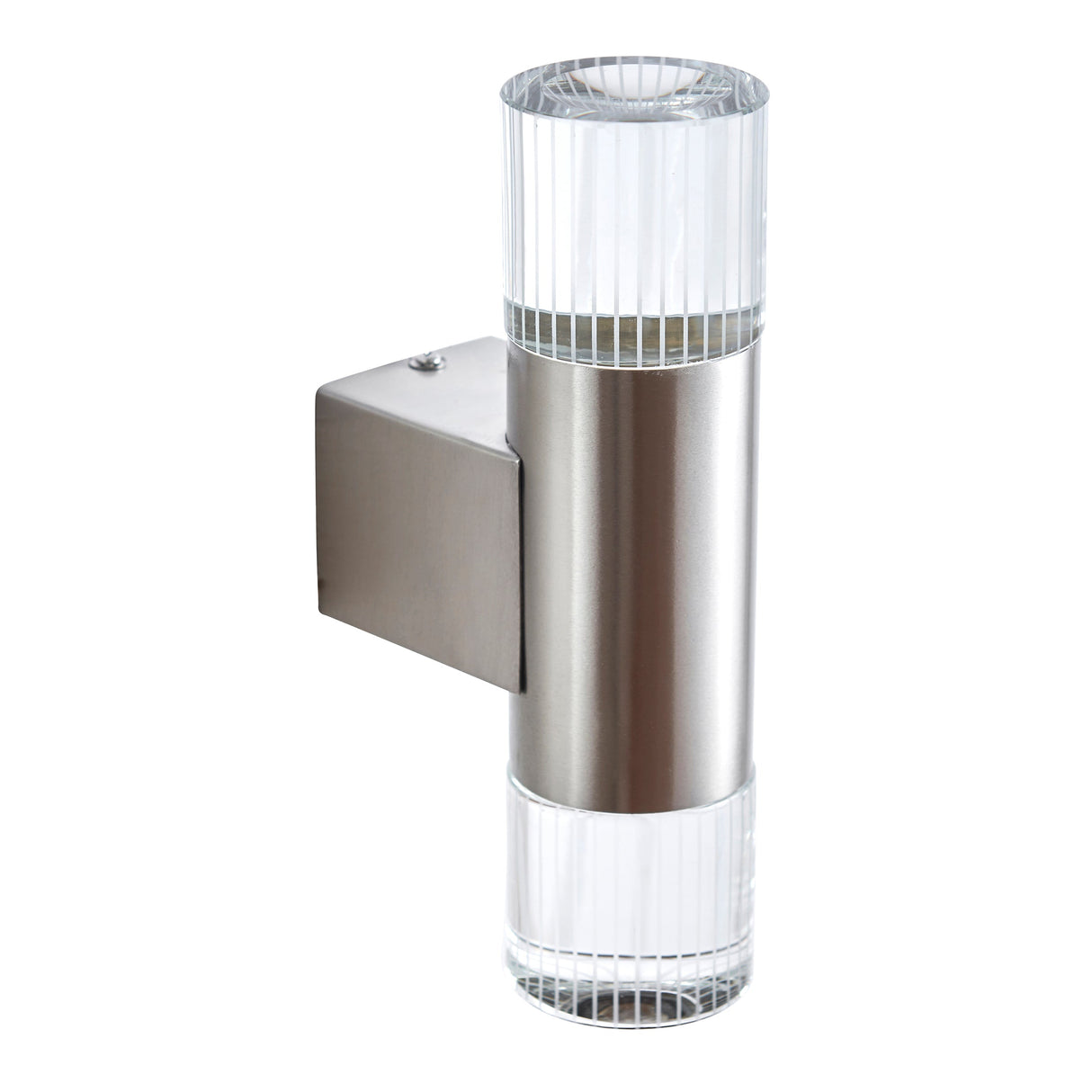 Amos Grant Outdoor Twin LED Wall Light Stainless Steel – from Amos Lighting + Home