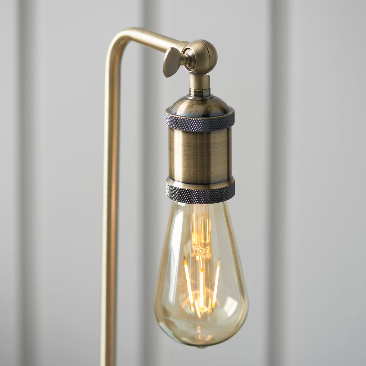 Amos Hal Table Lamp Antique Brass – from Amos Lighting + Home
