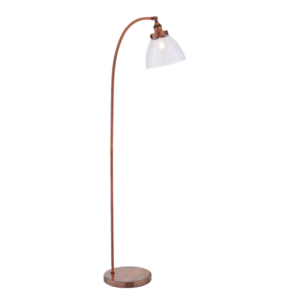 Amos Hansen Floor Lamp Aged Copper – from Amos Lighting + Home