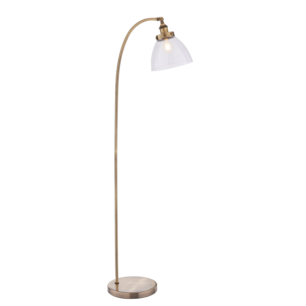 Amos Hansen Floor Lamp Antique Brass – from Amos Lighting + Home