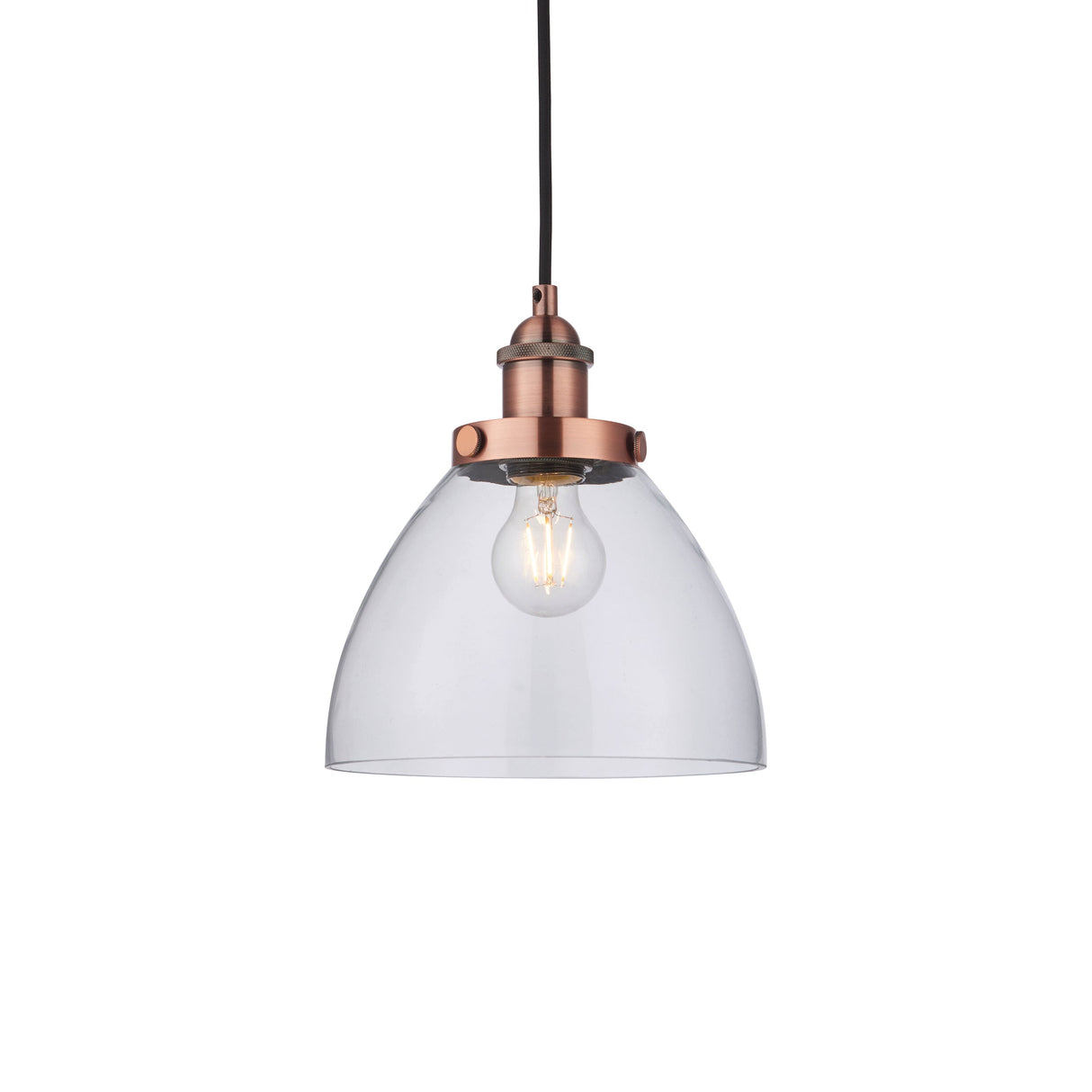 Amos Hansen Pendant Aged Copper – from Amos Lighting + Home