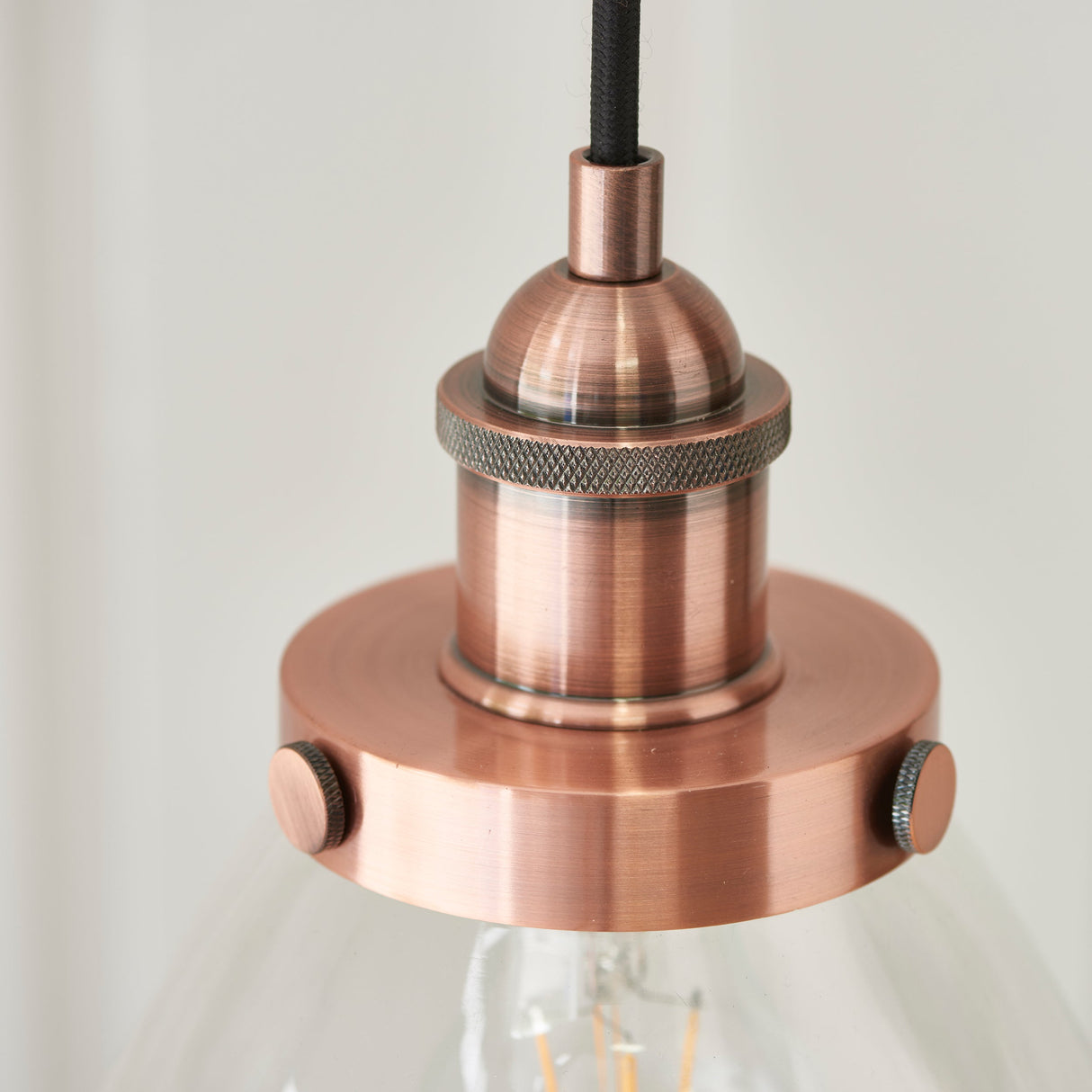 Amos Hansen Pendant Aged Copper – from Amos Lighting + Home