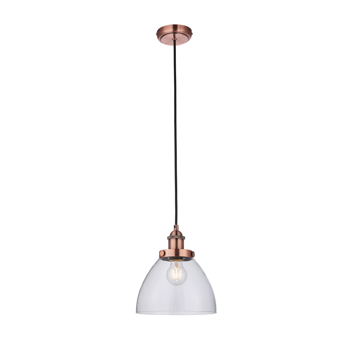 Amos Hansen Pendant Aged Copper – from Amos Lighting + Home