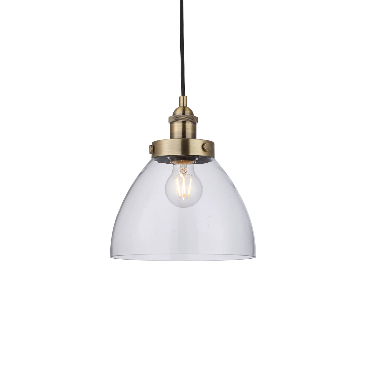 Amos Hansen Pendant Antique Brass – from Amos Lighting + Home
