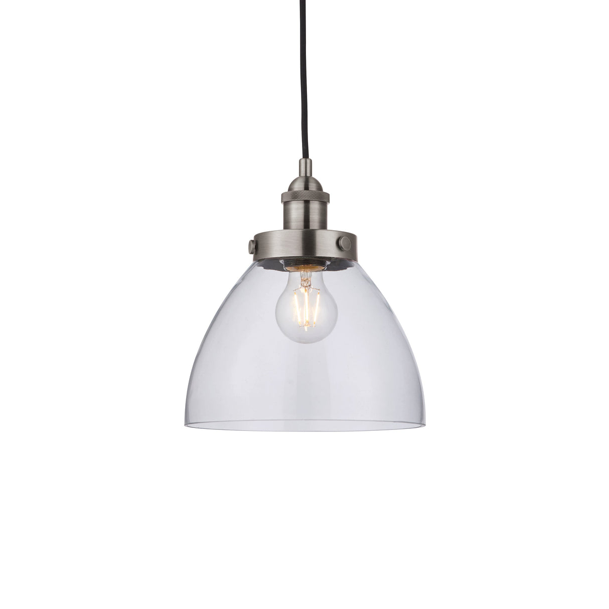 Amos Hansen Pendant Brushed Silver – from Amos Lighting + Home