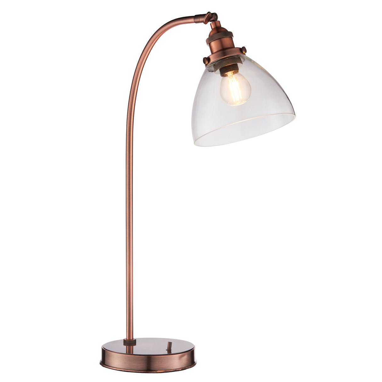 Amos Hansen Table Lamp Aged Copper – from Amos Lighting + Home