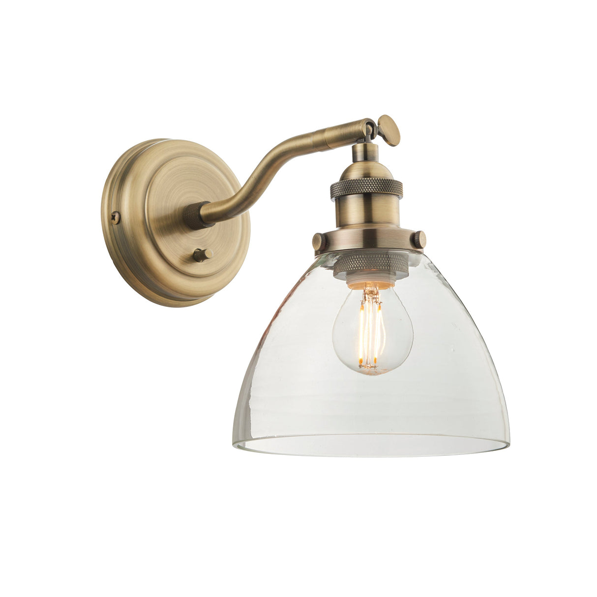 Amos Hansen Wall Light Antique Brass – from Amos Lighting + Home