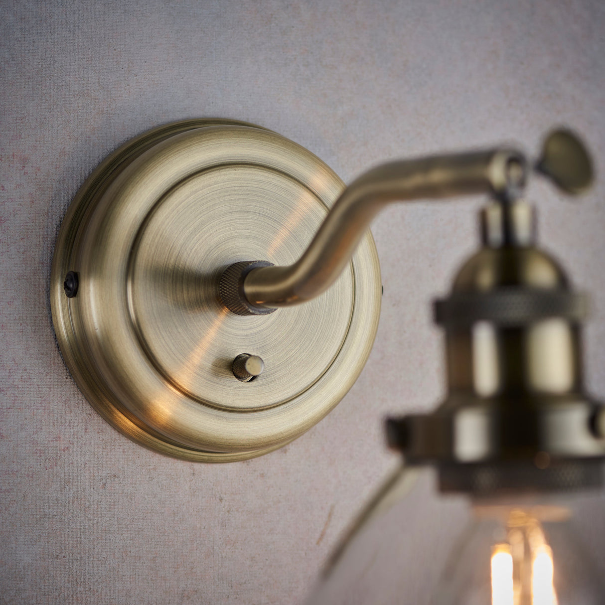 Amos Hansen Wall Light Antique Brass – from Amos Lighting + Home
