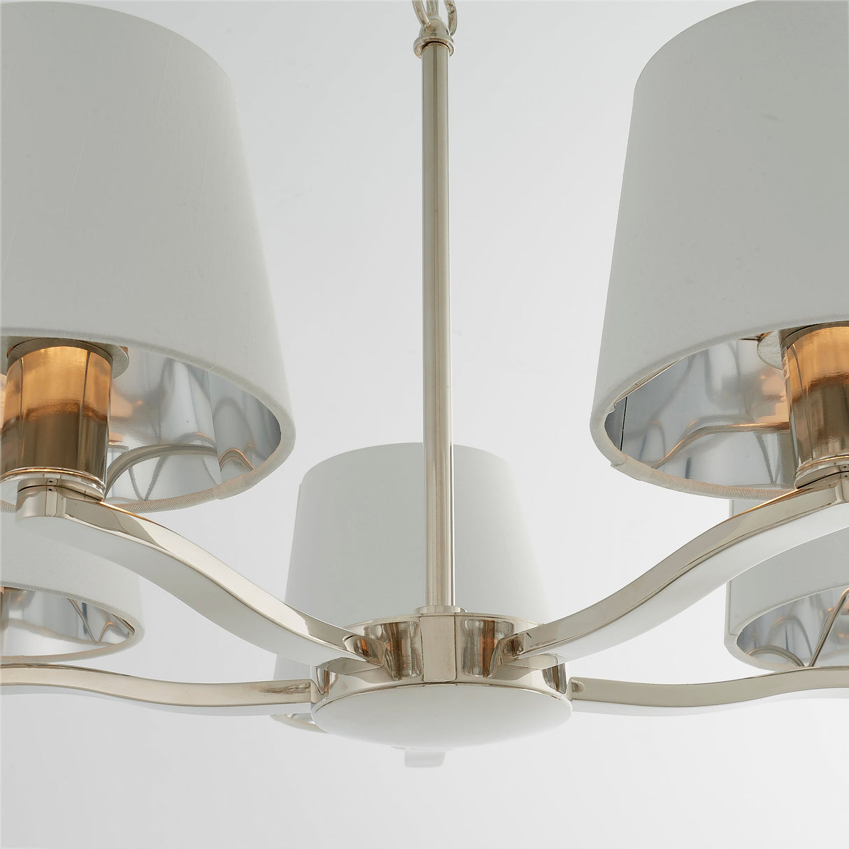 Endon Harvey 5lt Pendant Bright Nickel – from Amos Lighting + Home