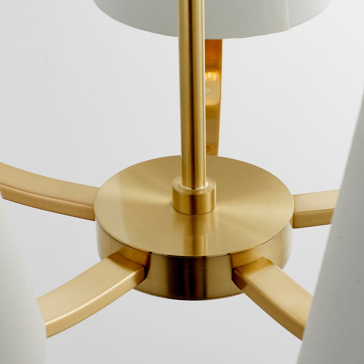 Endon Harvey 5lt Pendant Brushed Satin Gold – from Amos Lighting + Home