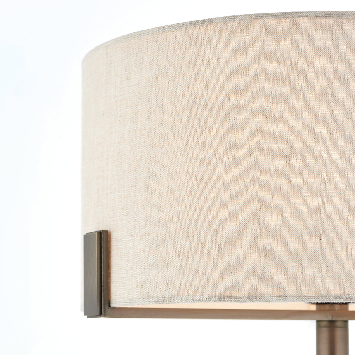 Endon Hayfield Table Lamp Bronze & Natural – from Amos Lighting + Home