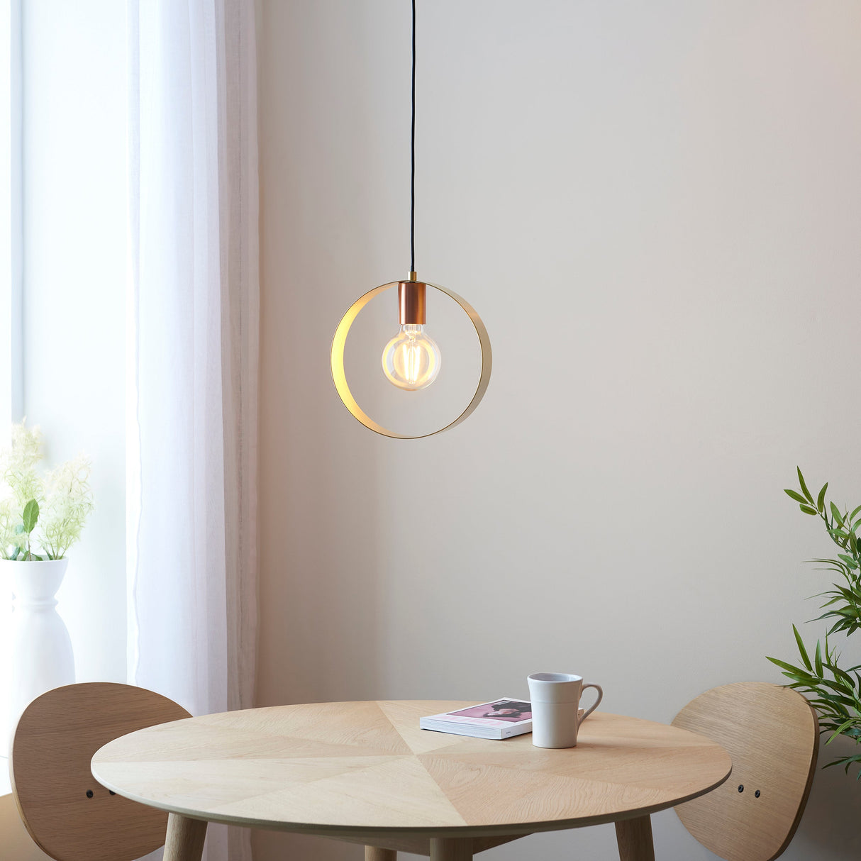 Amos Hoop Pendant Multi Coloured – from Amos Lighting + Home
