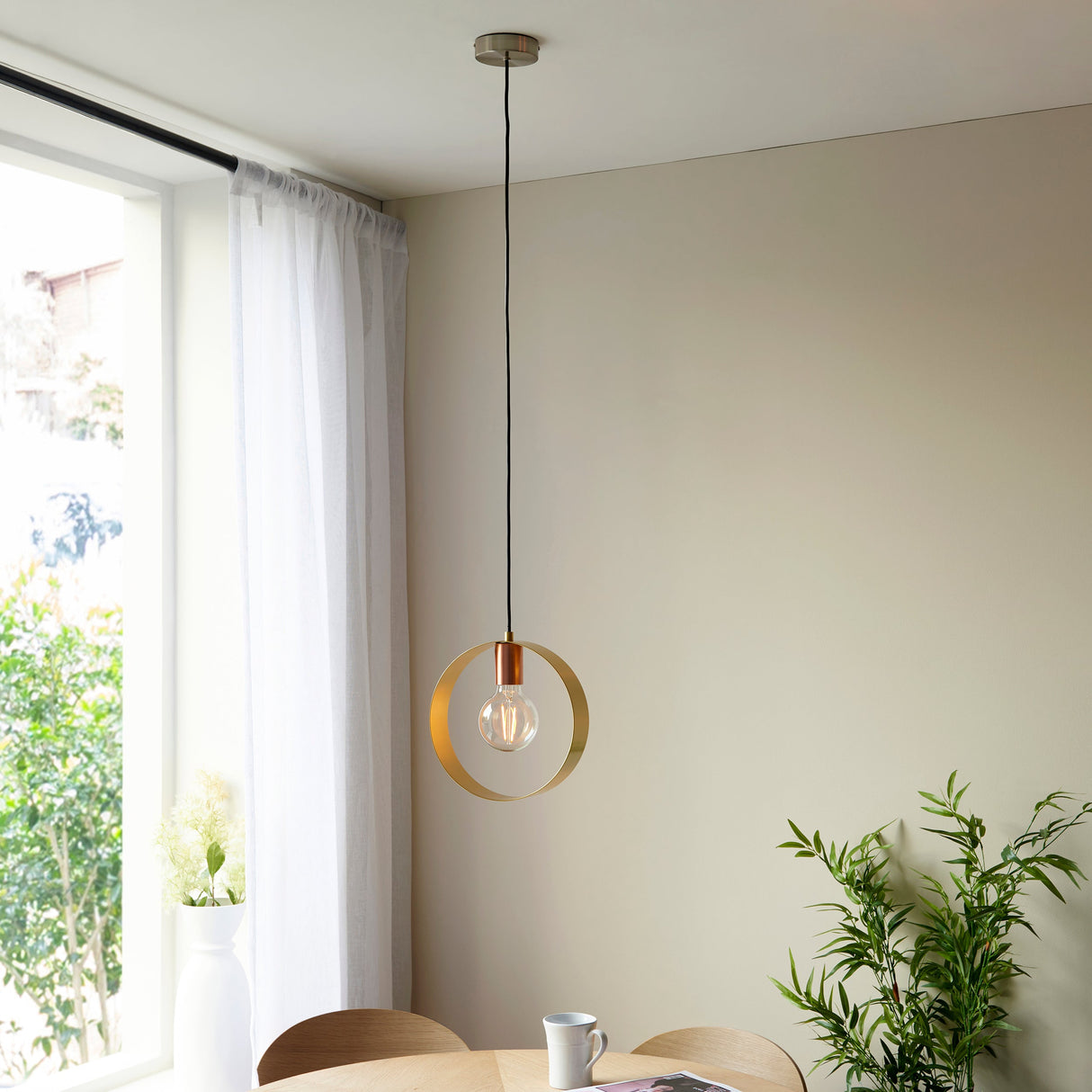 Amos Hoop Pendant Multi Coloured – from Amos Lighting + Home