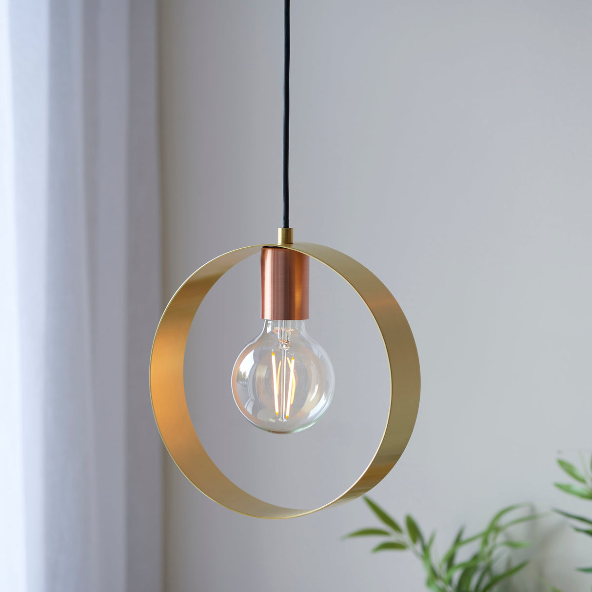 Amos Hoop Pendant Multi Coloured – from Amos Lighting + Home