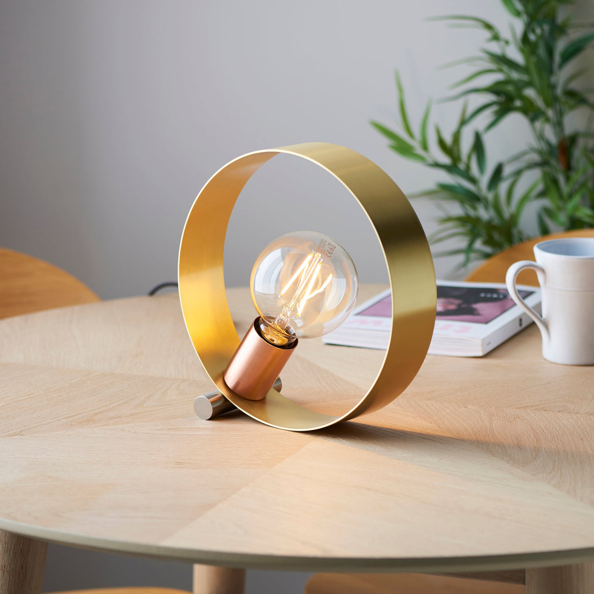 Amos Hoop Table Lamp Multi Coloured – from Amos Lighting + Home