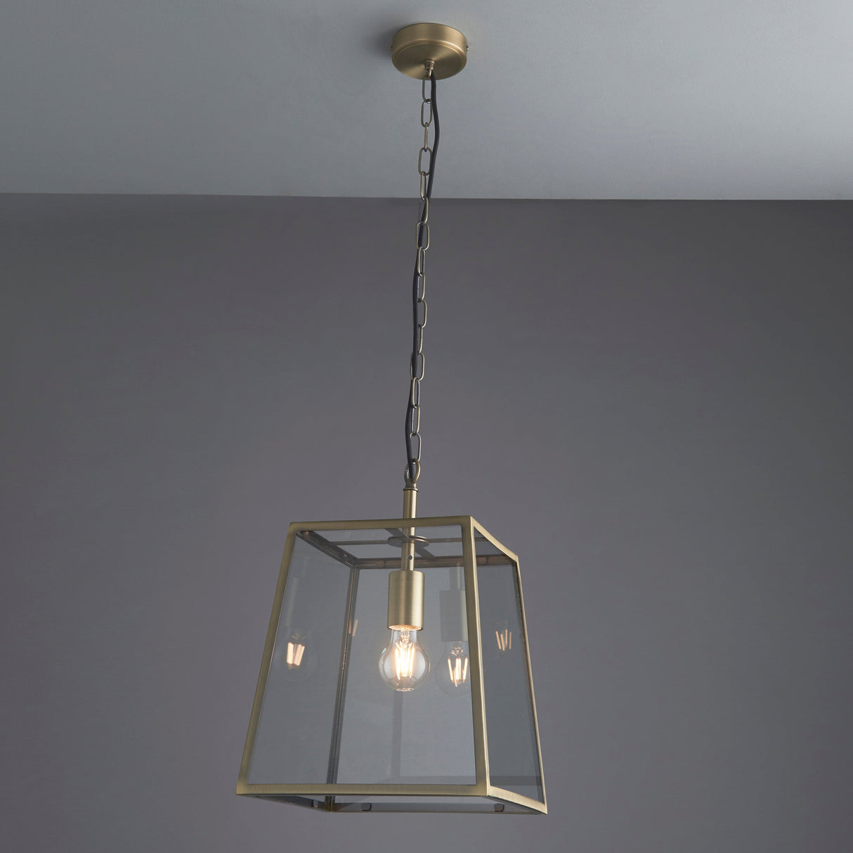 Endon Hurst Pendant Antique Brass – from Amos Lighting + Home