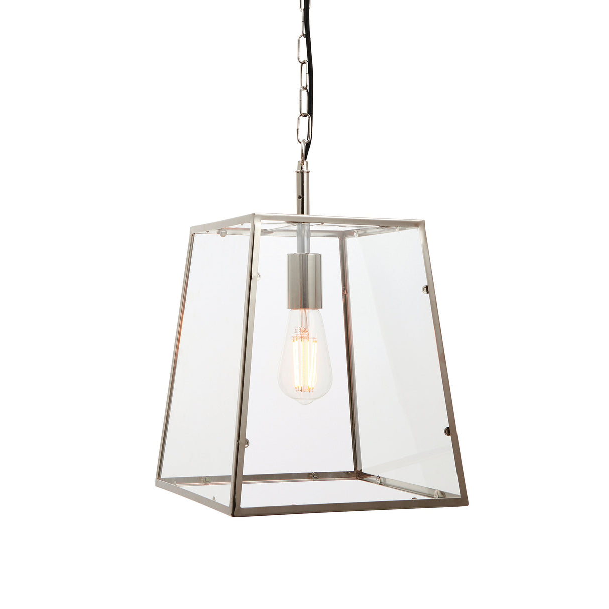 Endon Hurst Pendant Bright Nickel – from Amos Lighting + Home