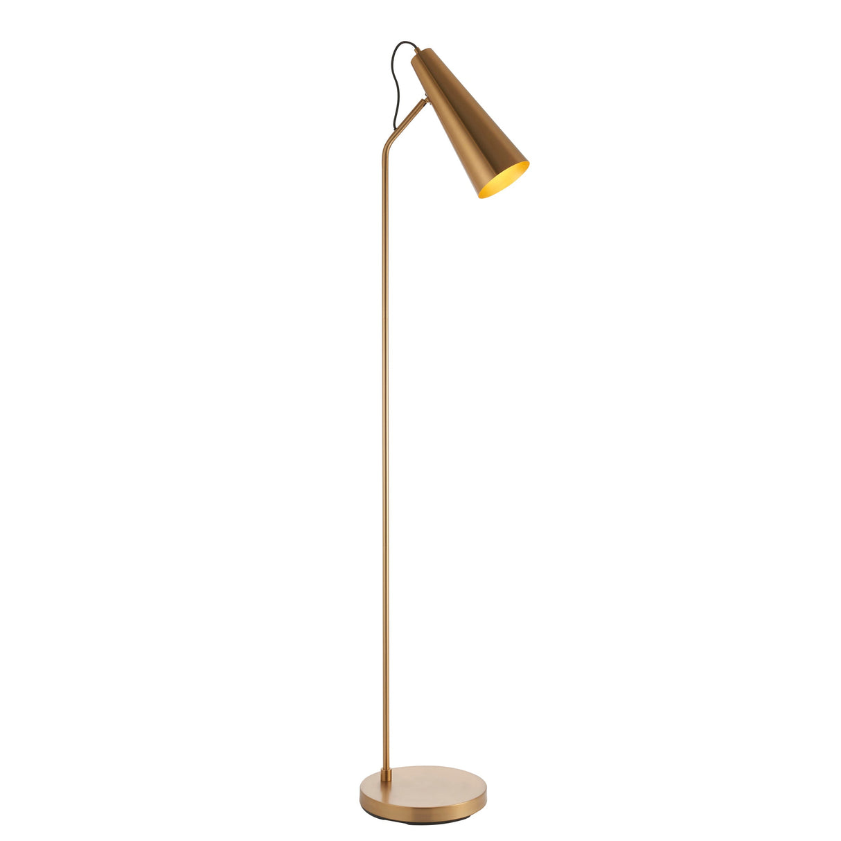 Amos Karna Floor Lamp Warm Antique Brass – from Amos Lighting + Home