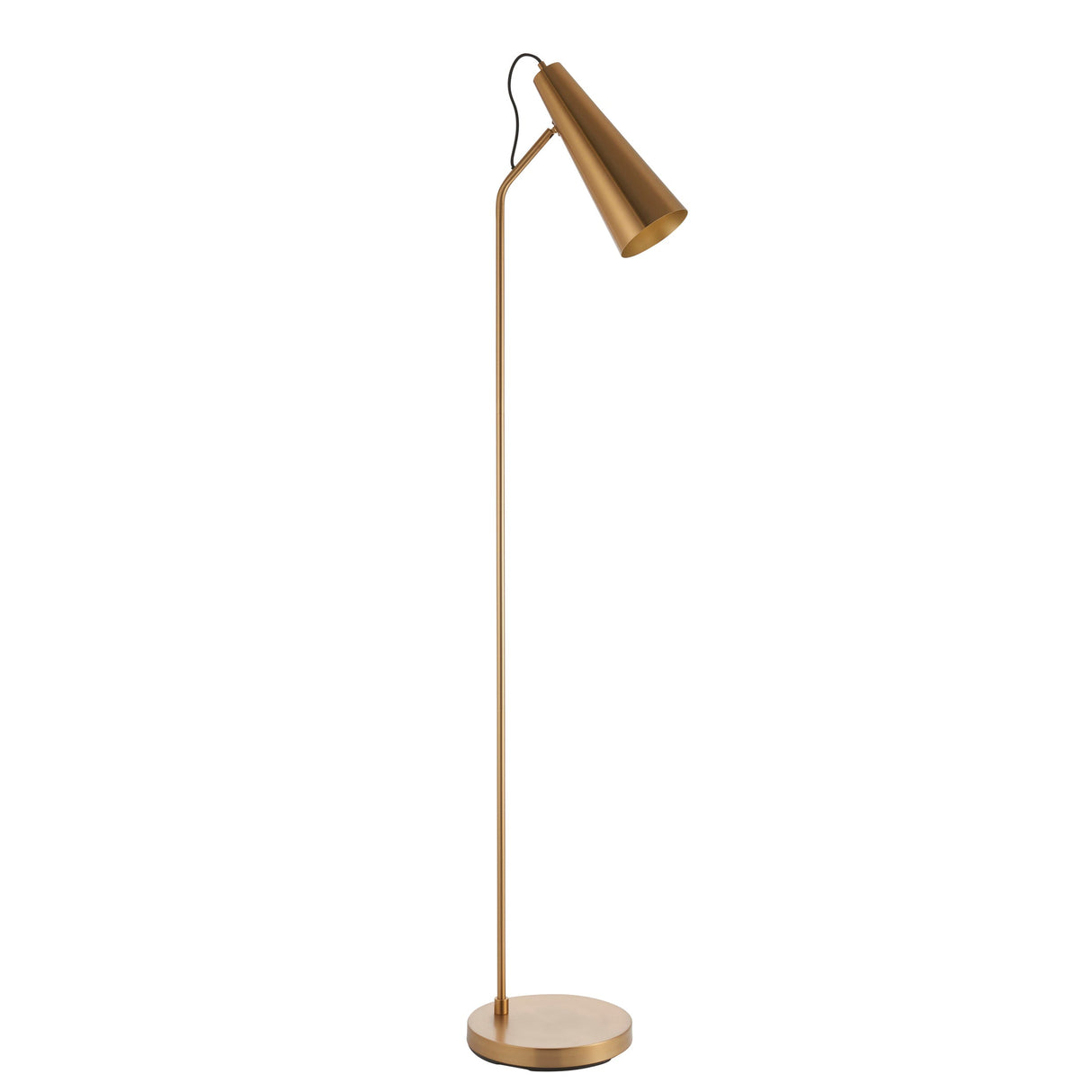 Amos Karna Floor Lamp Warm Antique Brass – from Amos Lighting + Home