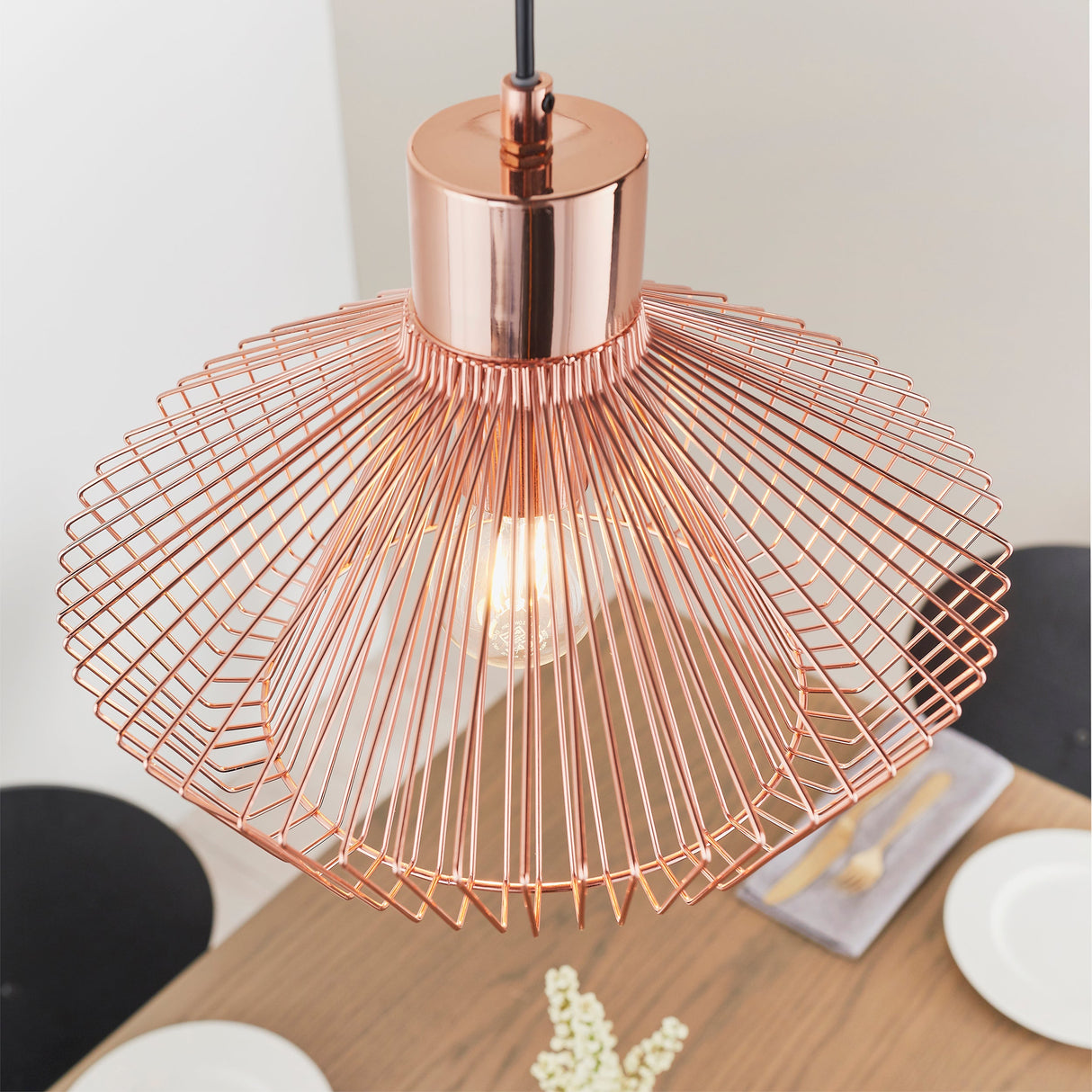 Endon Kimberley Pendant Copper – from Amos Lighting + Home