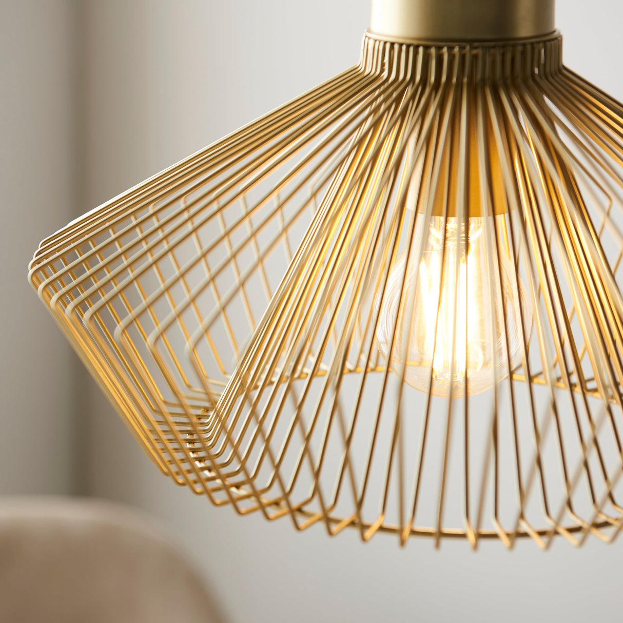 Endon Kimberley Pendant Polished Gold – from Amos Lighting + Home