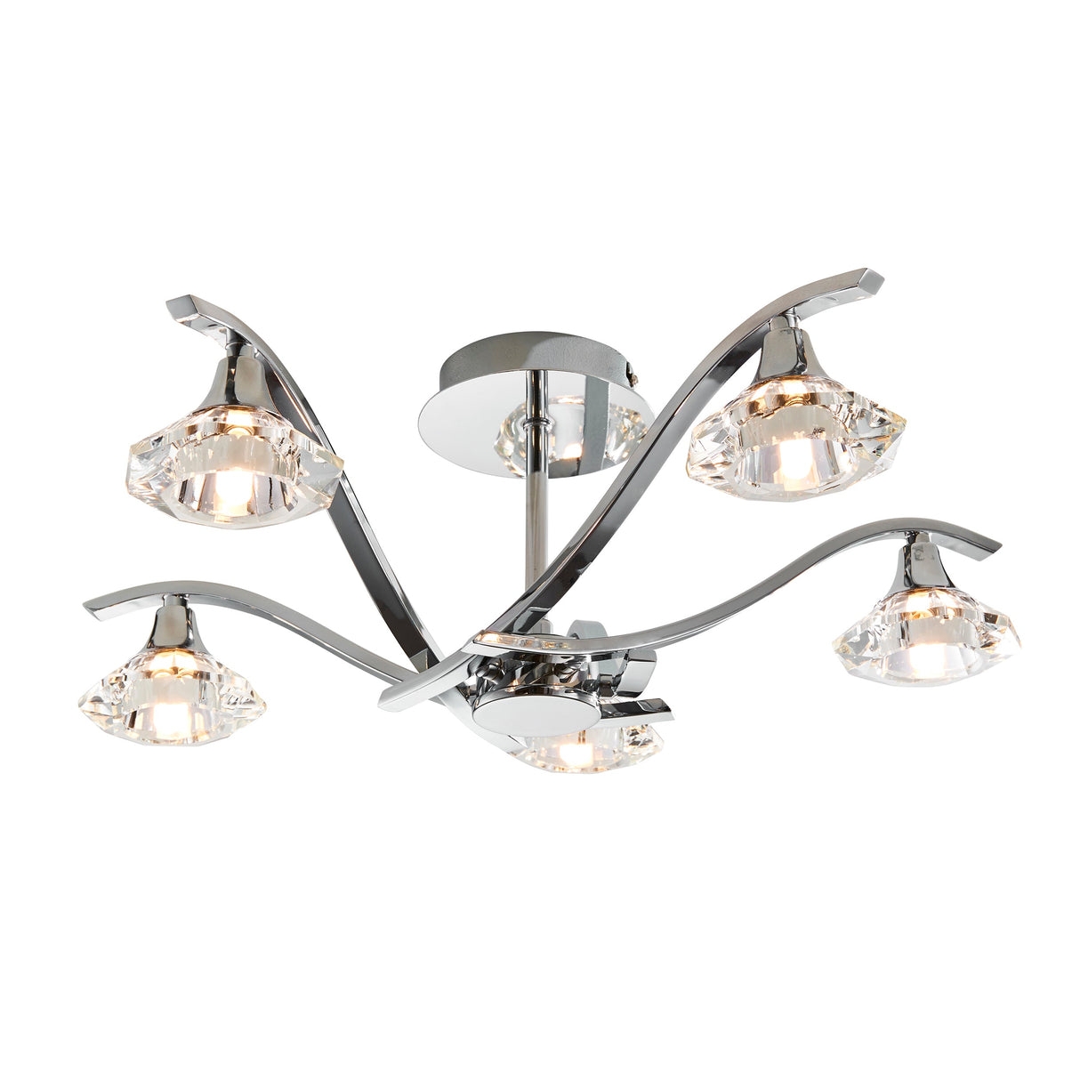 Endon Langella 5lt Semi flush – from Amos Lighting + Home