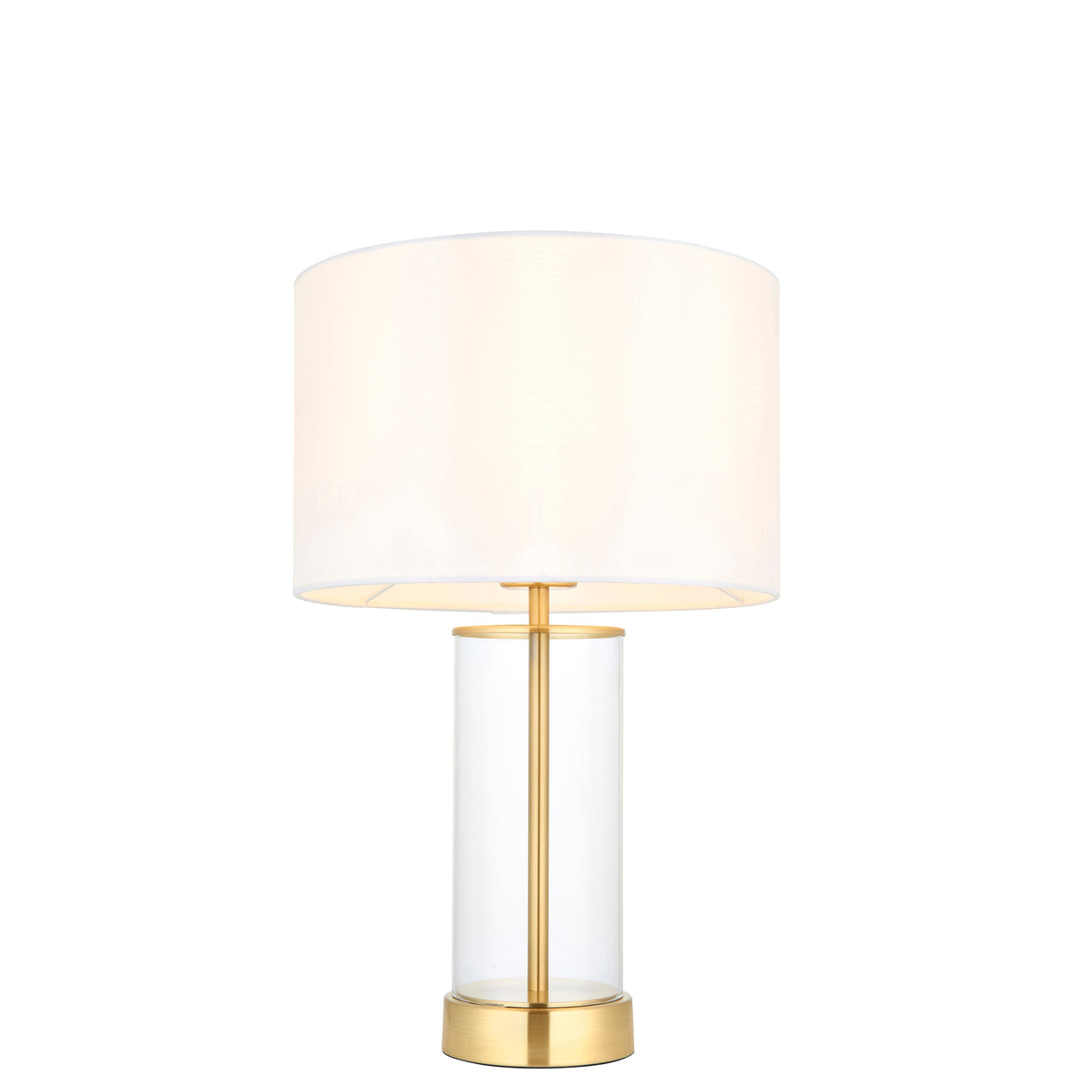 Amos Lessinar Touch Table Lamp Satin Gold Small – from Amos Lighting + Home