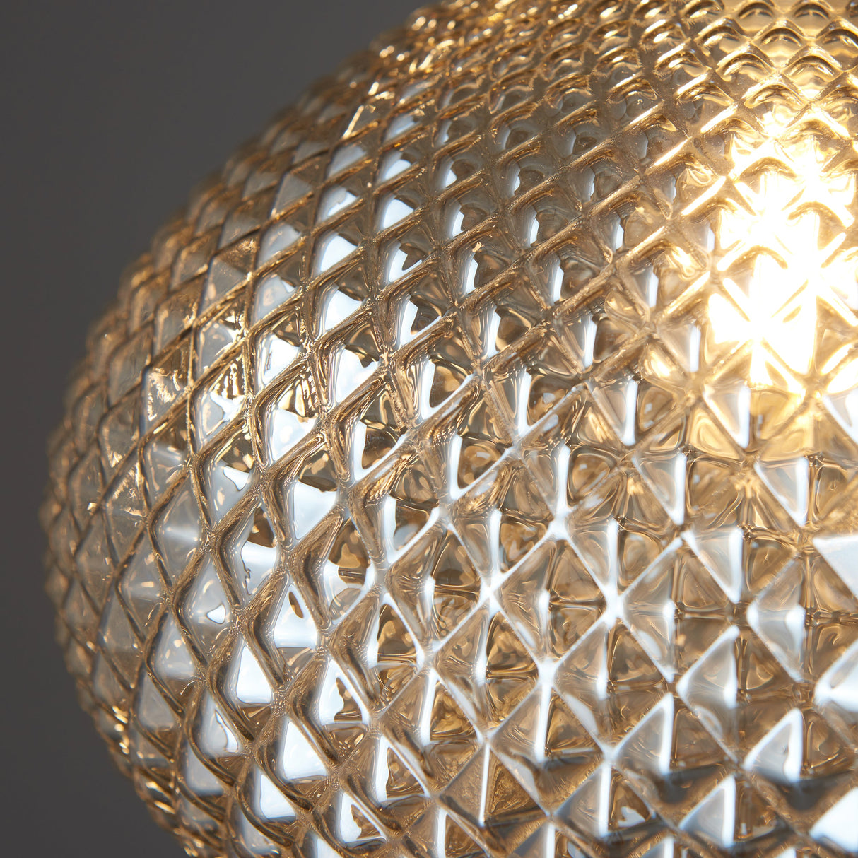 Endon Livia Pendant Champagne Glass – from Amos Lighting + Home