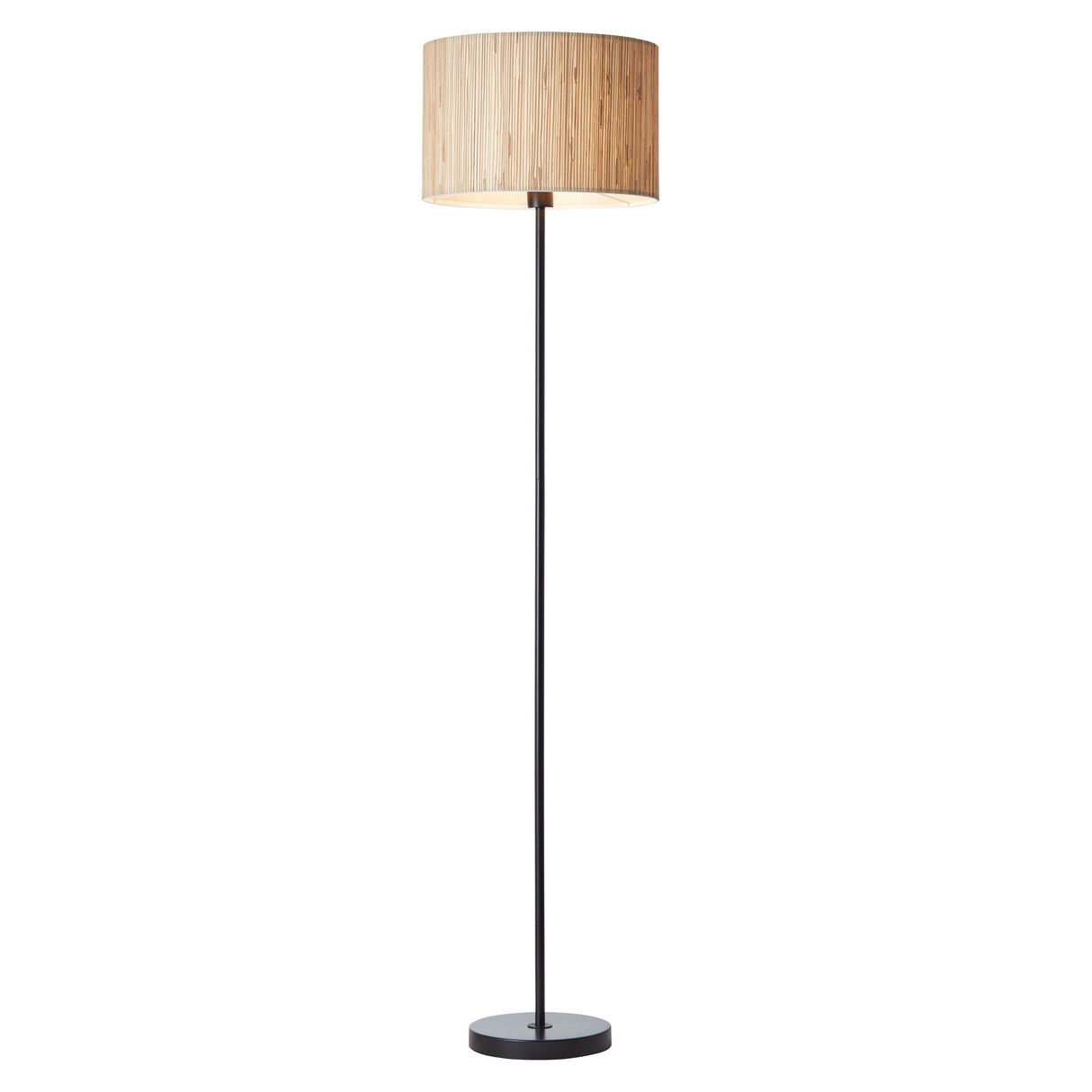 Amos Lanyon Floor Lamp Natural Seagrass – from Amos Lighting + Home