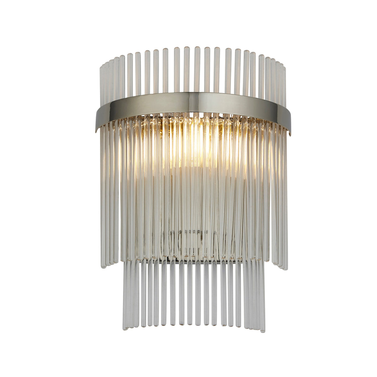 Amos Marietta Wall Light Bright Nickel – from Amos Lighting + Home