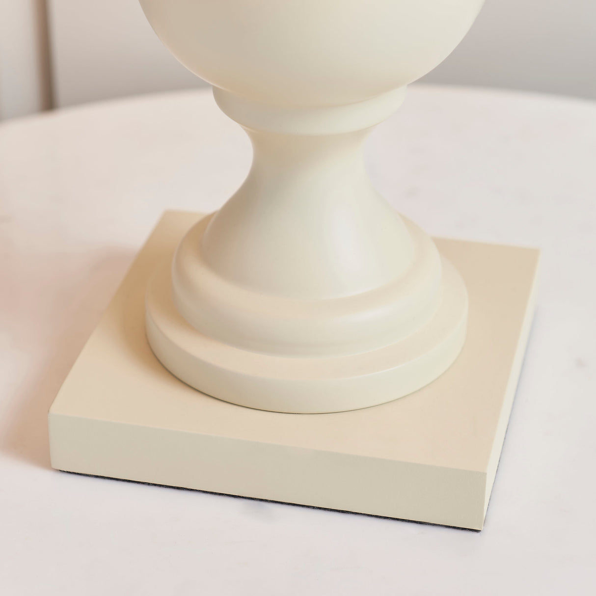 Amos Marsham Wooden Table Lamp Ivory – from Amos Lighting + Home