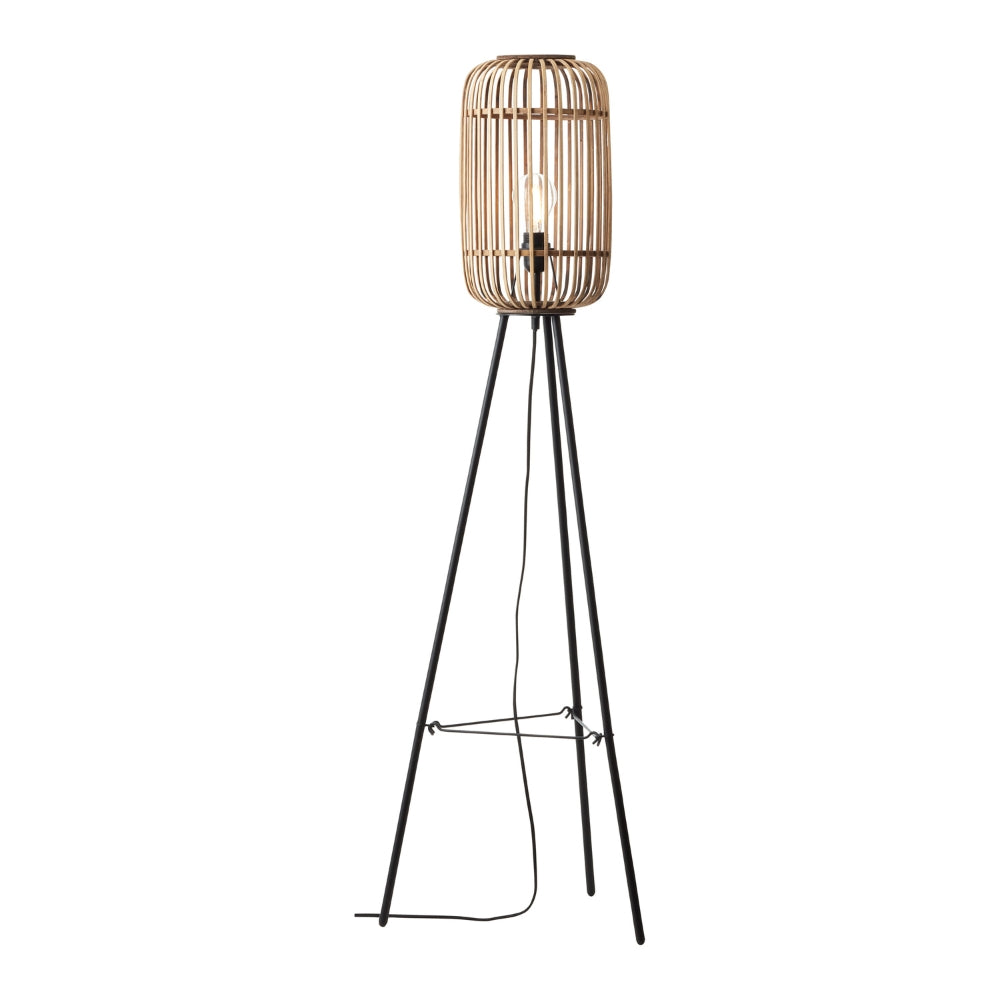 Amos Perranwell Bamboo Floor Lamp Natural – from Amos Lighting + Home