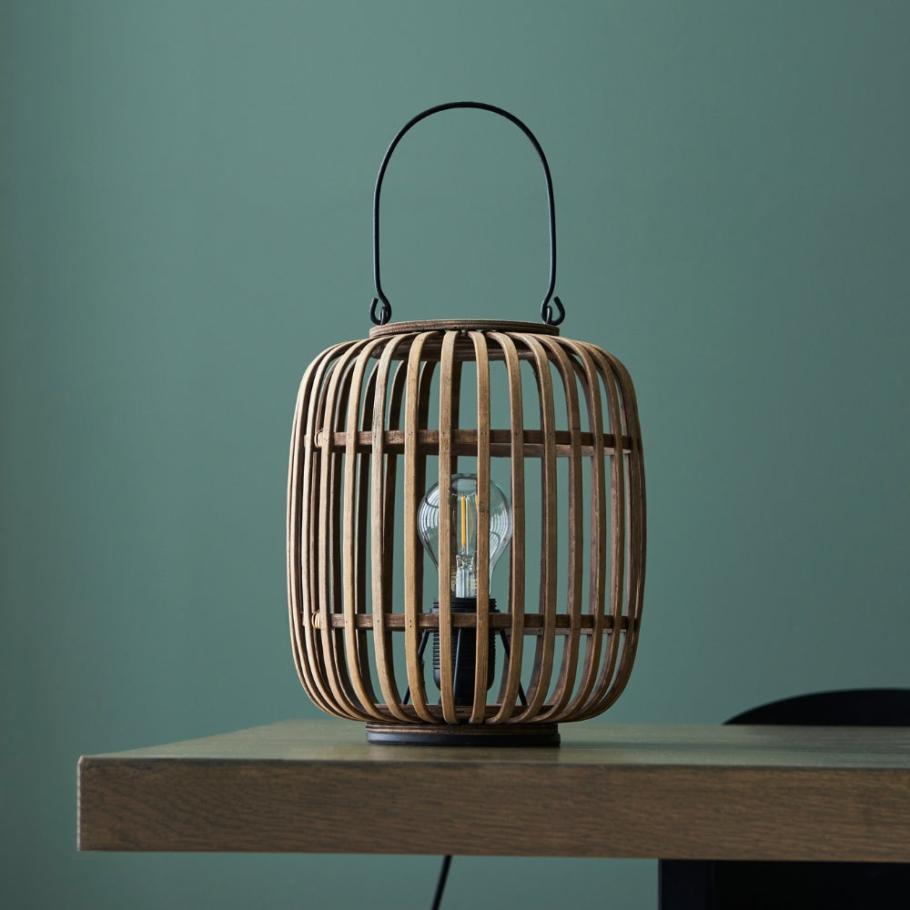 Amos Perranwell Bamboo Table Lamp Natural – from Amos Lighting + Home