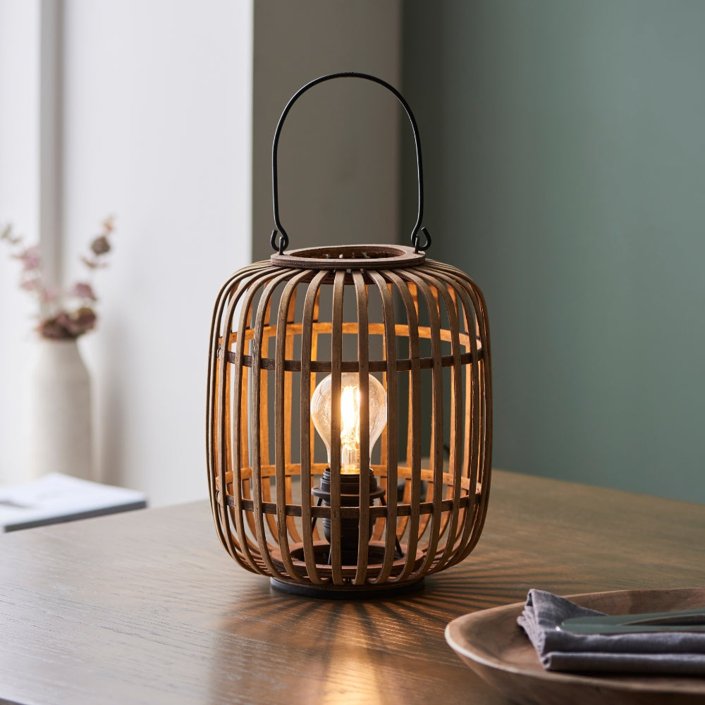 Amos Perranwell Bamboo Table Lamp Natural – from Amos Lighting + Home