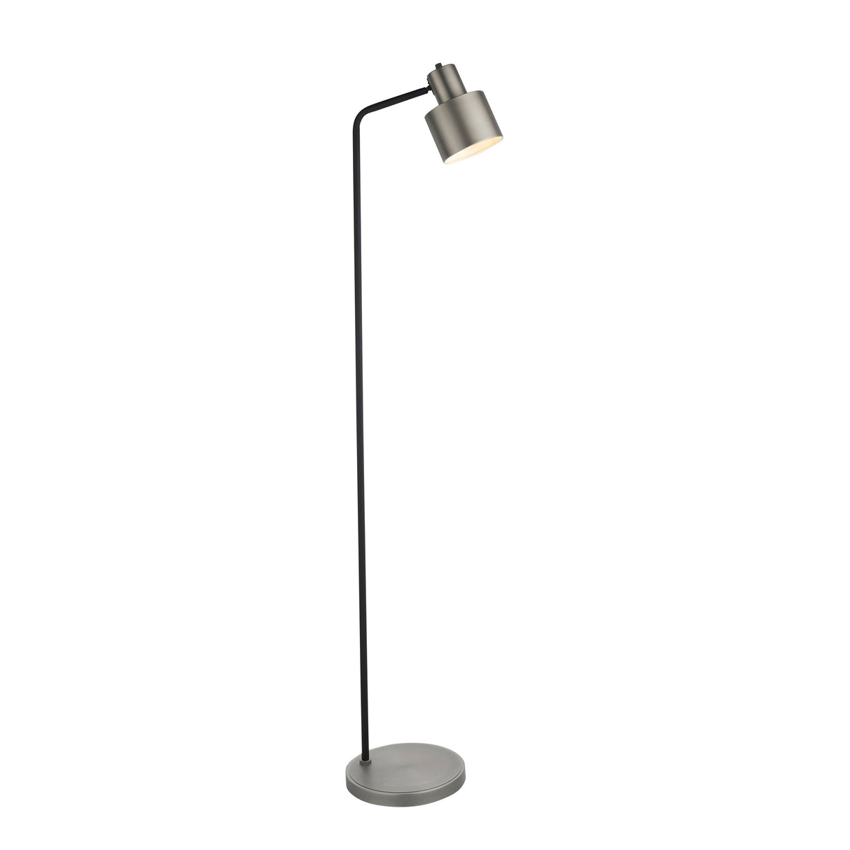 Endon Mayfield Floor Lamp Brushed Silver – from Amos Lighting + Home