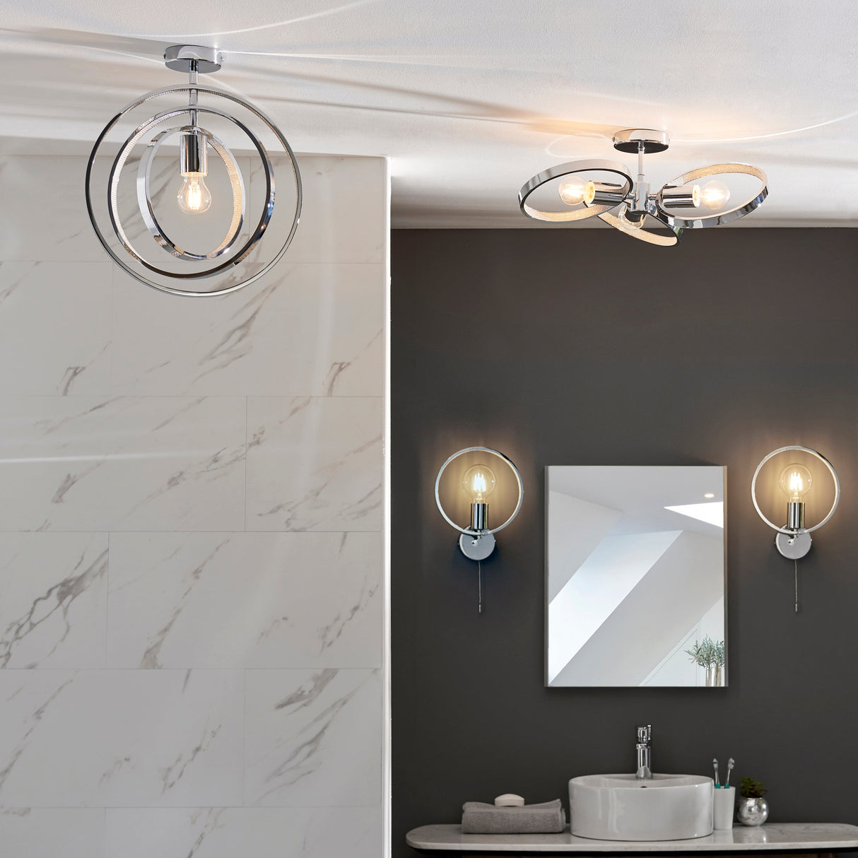 Amos Merola Bathroom Ceiling Light – from Amos Lighting + Home