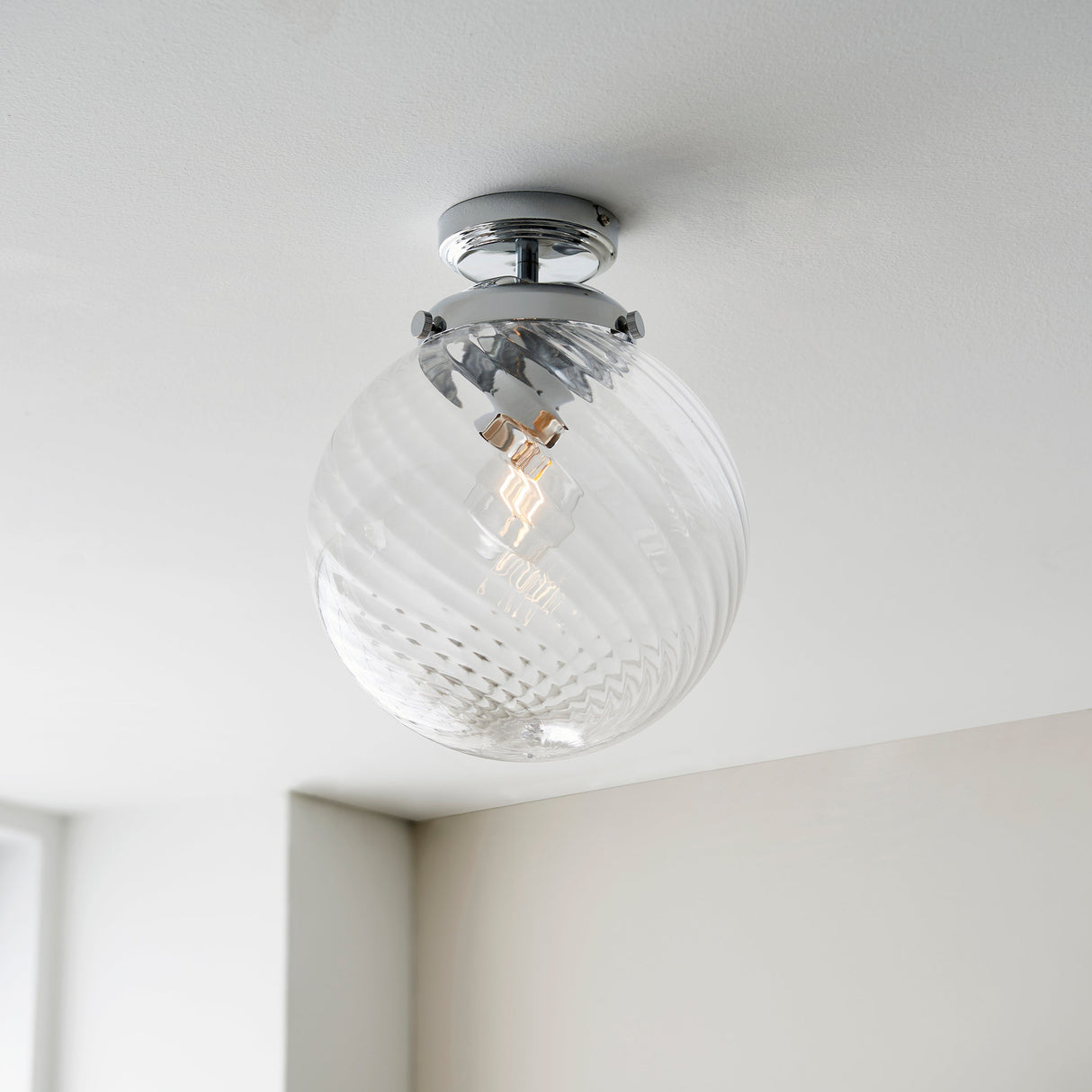 Amos Milston Bathroom Ceiling Light – from Amos Lighting + Home