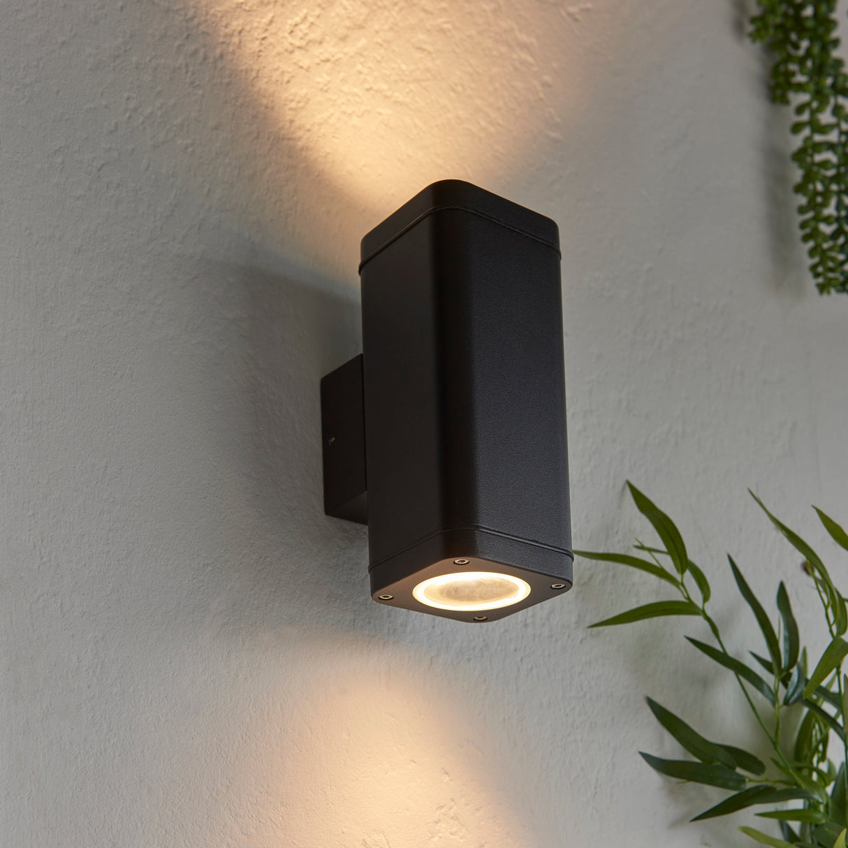 Endon Milton Outdoor Wall Light Up/Down – from Amos Lighting + Home