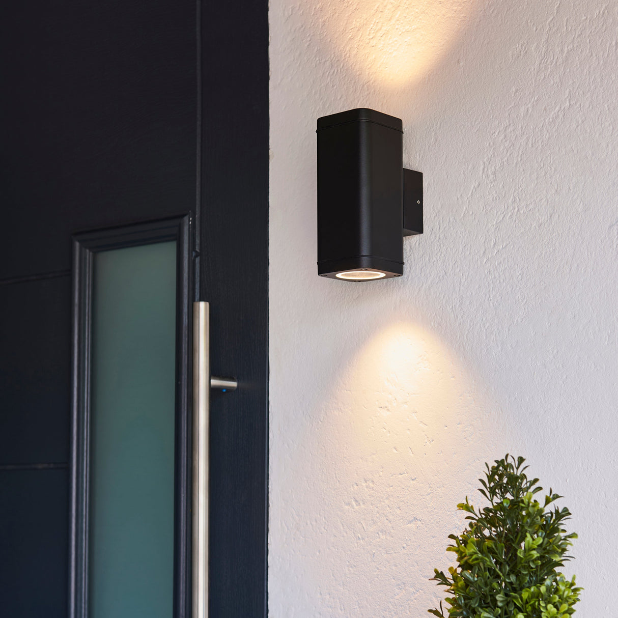 Endon Milton Outdoor Wall Light Up/Down – from Amos Lighting + Home